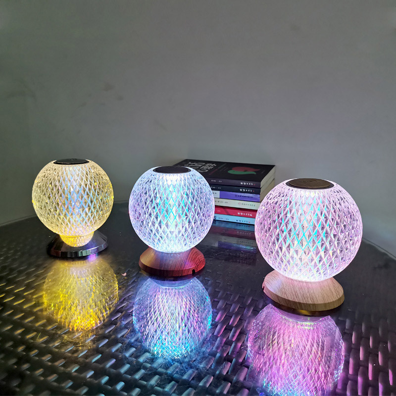 MDNL0040-Led Crystal Ball Rechargeable Night Light