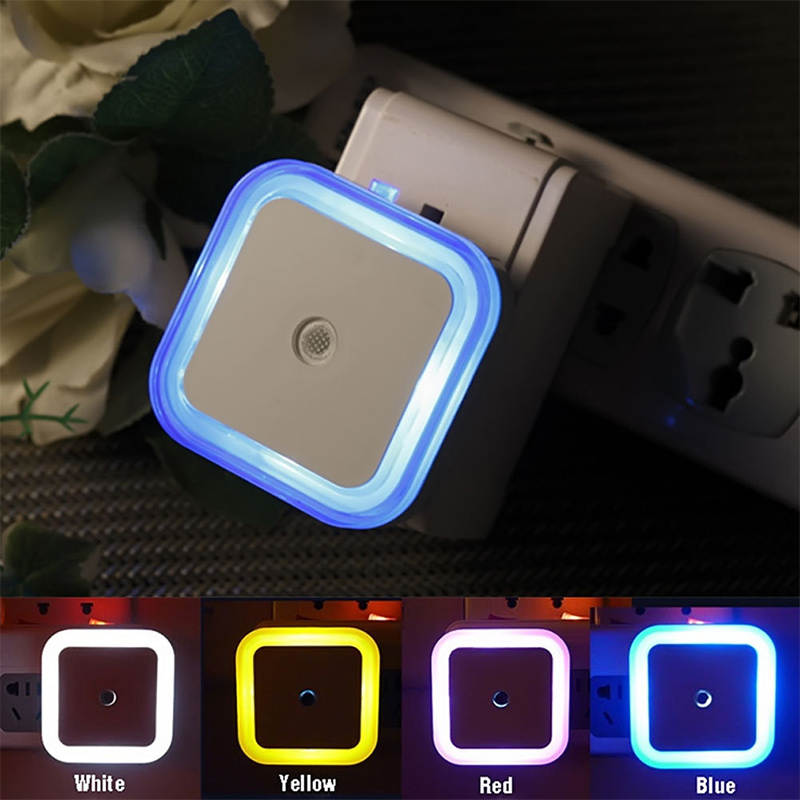 MDNL0046-Led Mini Square Plug Cool Little Night Light