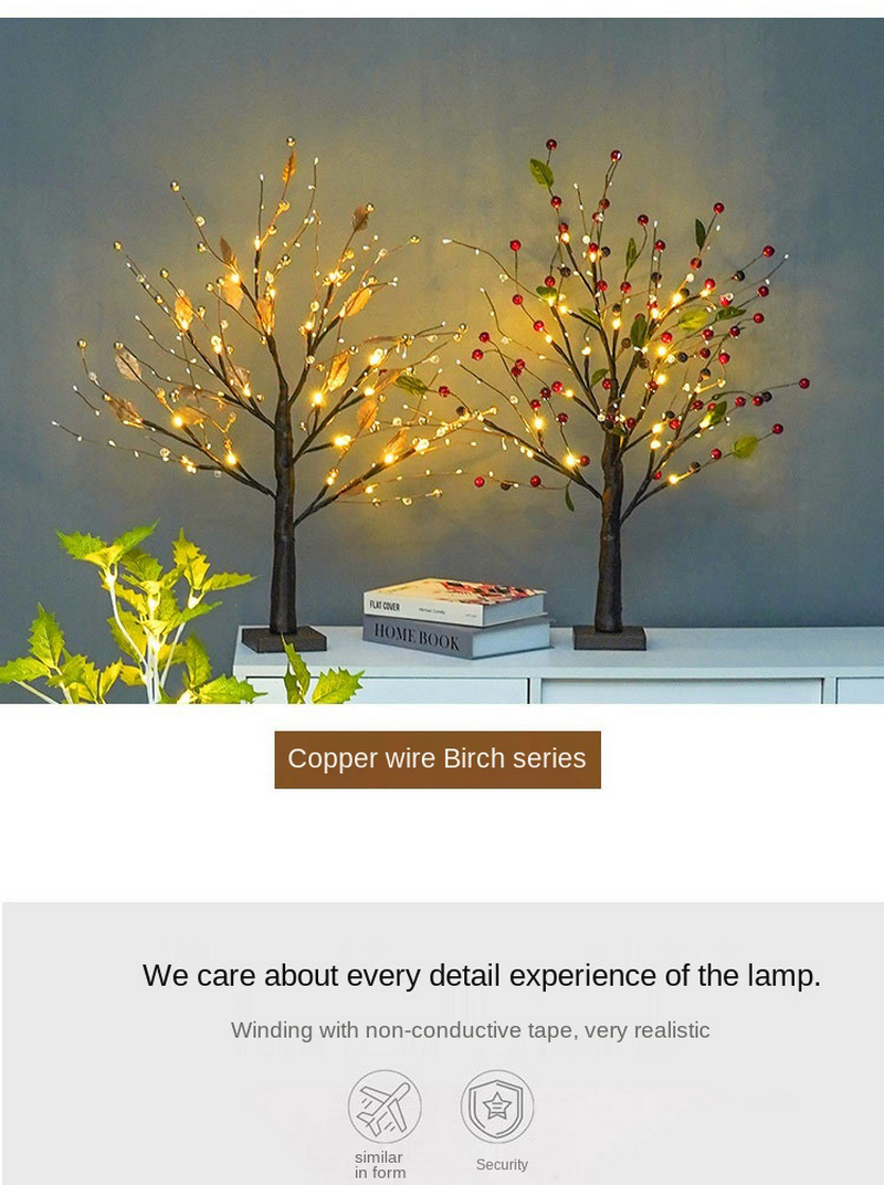 led retro luminous tree lights 8