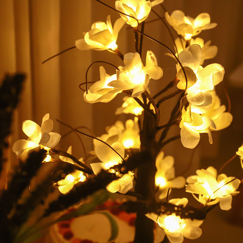 MDNL0007-Led Rose Tree Usb Decorative Night Light